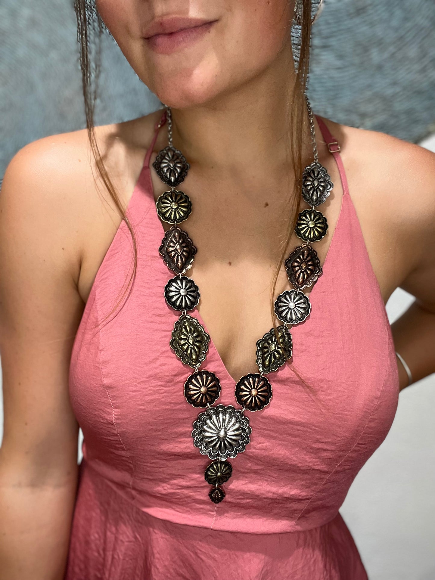 Bronzed Goddess Necklace